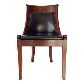 Antique Dolphin Gondola Chair