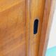Vintage oak wardrobe from the 1960s.