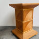 French split bamboo pedestal / plinth, 1970s