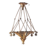 Lustre en bronze Eugène Soleau