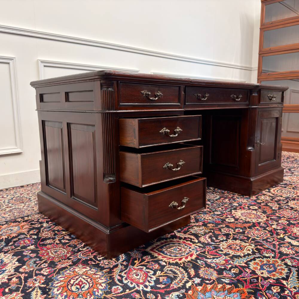 Classic English Desk with Backboard