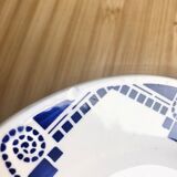 5 plates dessert Art Deco