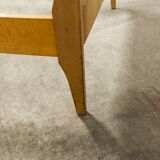 Pair of 1960 Scandinavian twin beds in solid beech