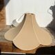 Large petal pendant in pink fabric