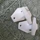 Pair of Paris porcelain coat hooks
