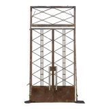 Art Deco wrought iron bedroom door, France, 1930