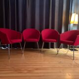 A set of four Megan club armchairs designed by René Holten, Artifort, the Netherlands