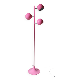 Lampadaire sur pied vintage 'rose intense'