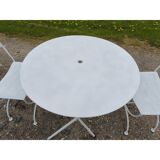 Wrought iron garden furniture