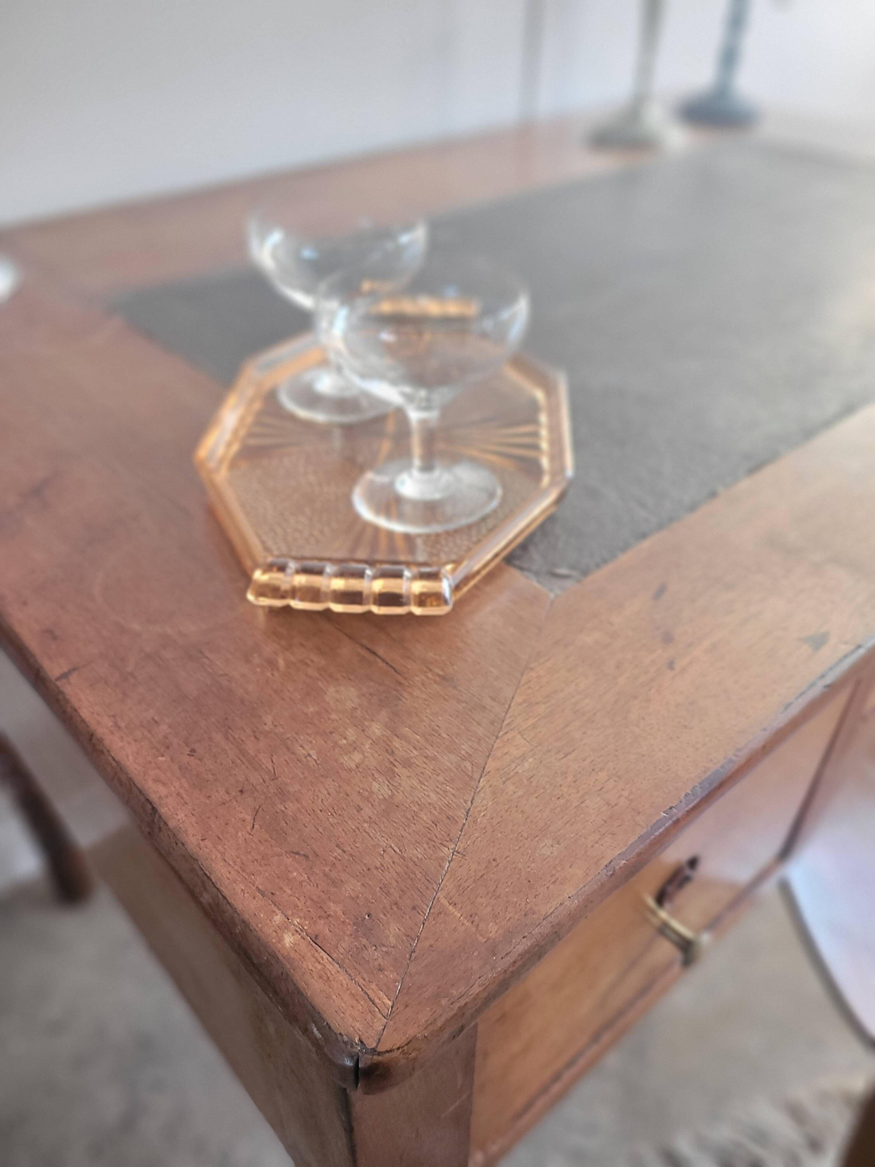 Louis Philippe desk with turned legs