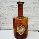 Amber glass carafe