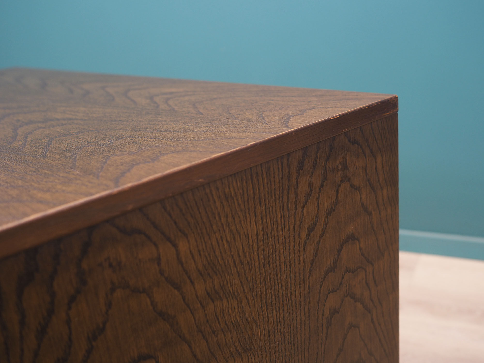 Oak bookcase, Danish design, 1970s, production: Denka