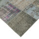 Handwoven turkish contemporary 205 cm x 300 cm grey patchwork carpet