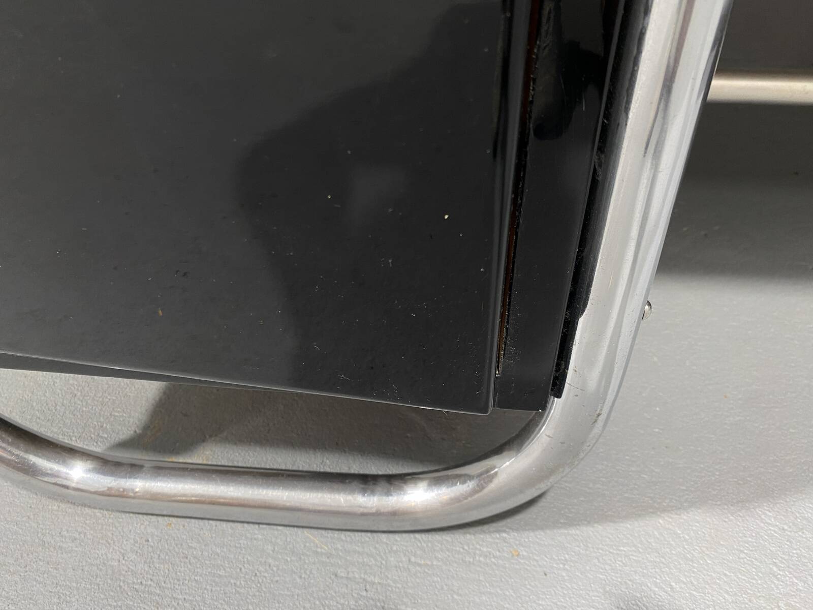 Bureau moderniste tchécoslovaque en chrome et bois, années 1950, Europe