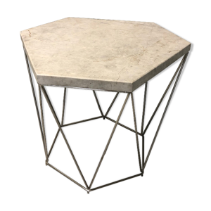 Table marbre blanc