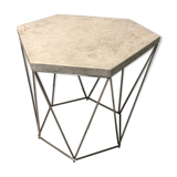 White marble table