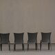 Chaises Arrmet Jo par Robbi Cantarutti et Claudio Biferali, ensemble de 4, Italie années 2000.