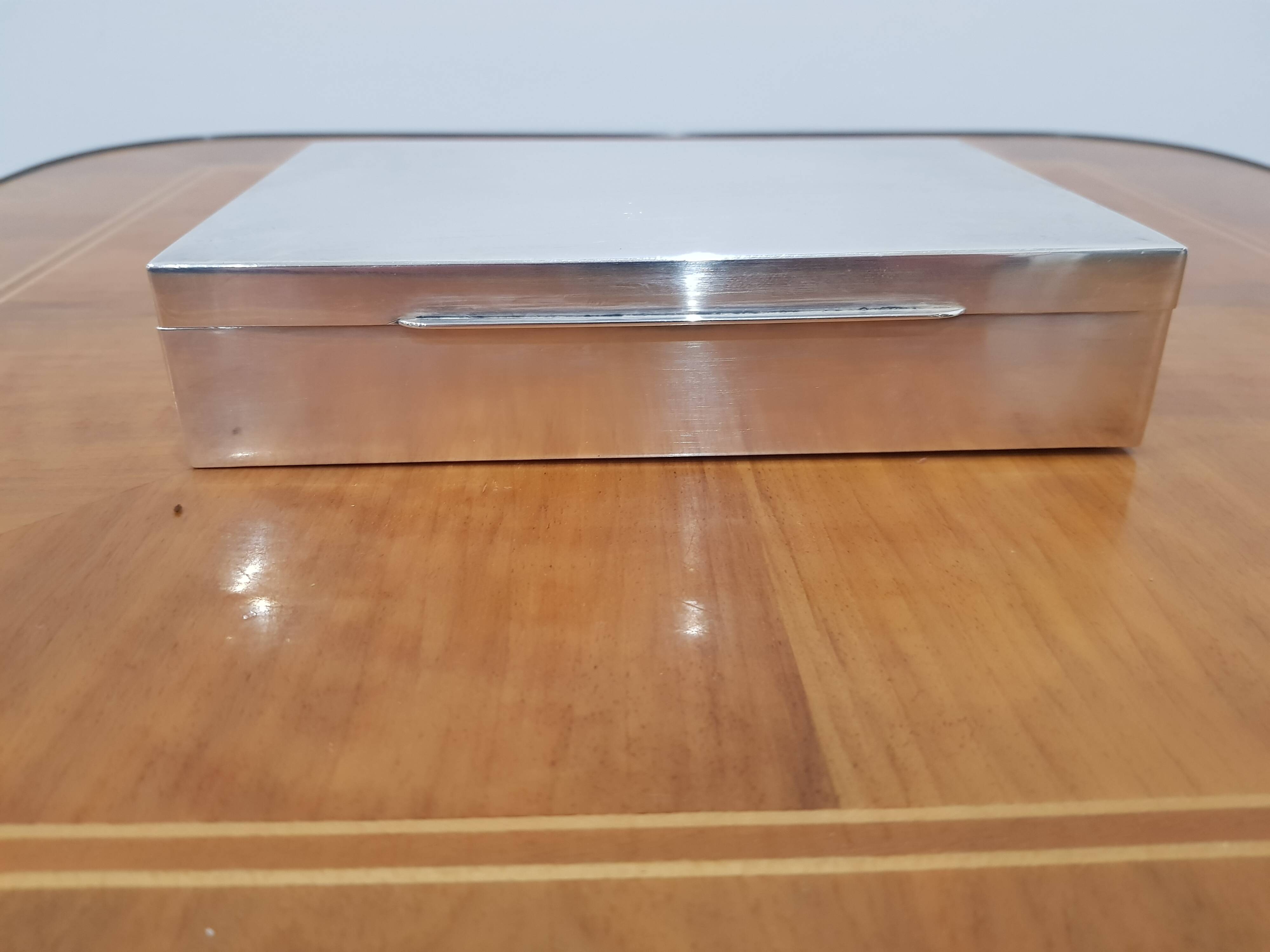 Luxurious Silver Cigar Box – 925 Silver (Sterling)