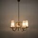 Mid-Century Brass Chandelier, 1970s, Czechoslovakia
