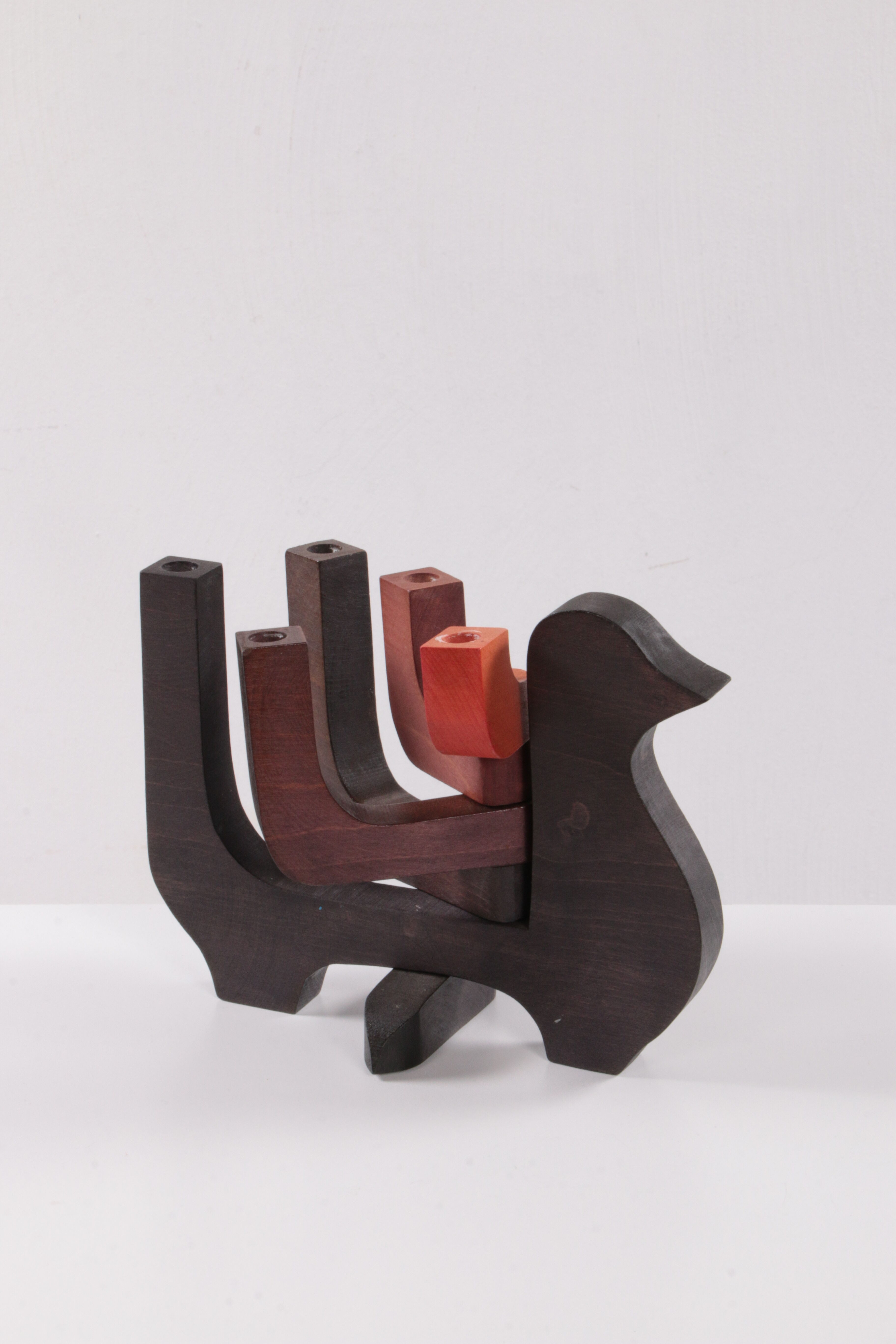 Handmade candle holder design by Don Shoemaker, 1970 Mexico