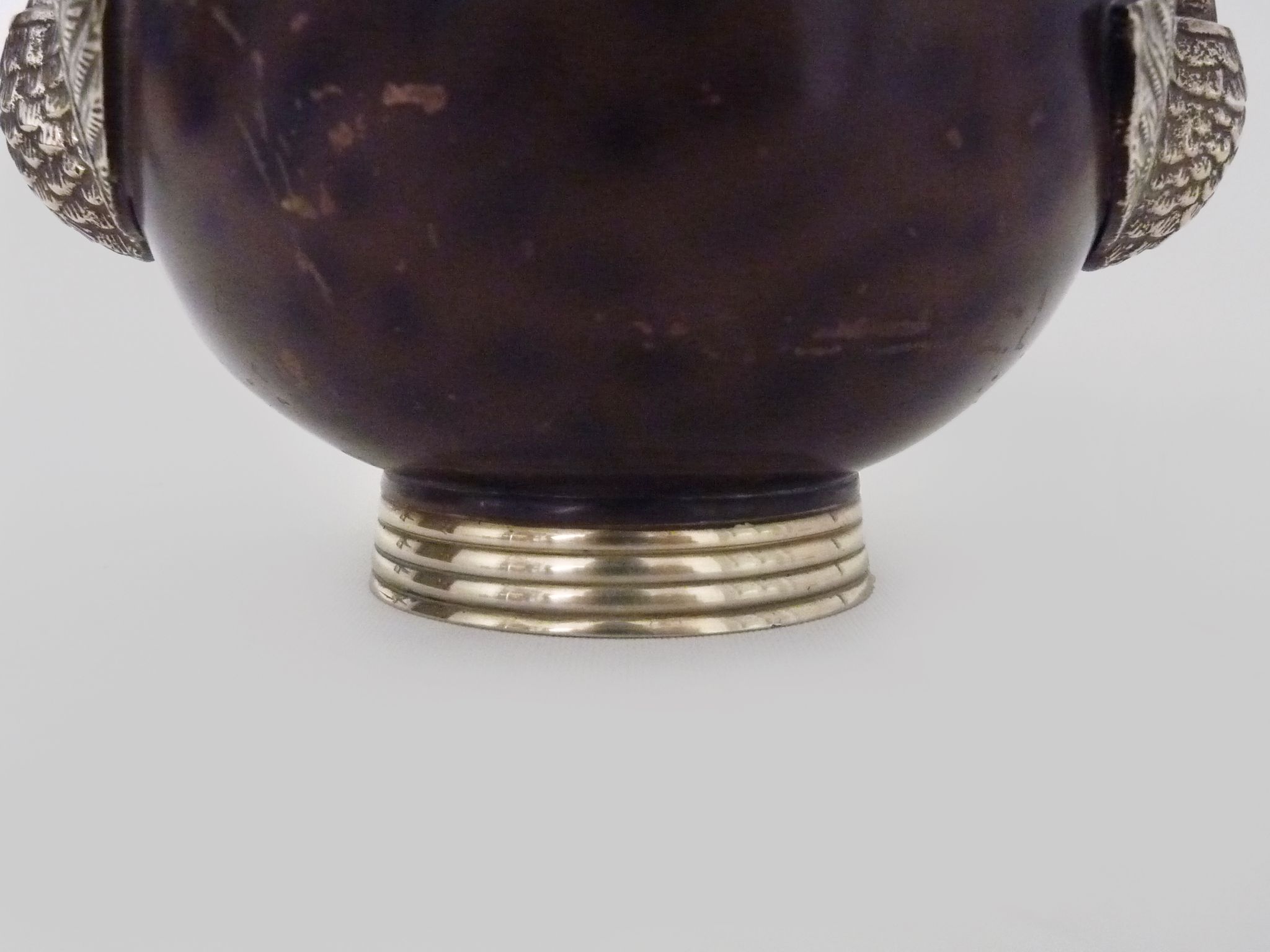 Ice bucket, Taittinger ice bucket in silver metal, art deco 1930