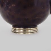 Ice bucket, Taittinger ice bucket in silver metal, art deco 1930