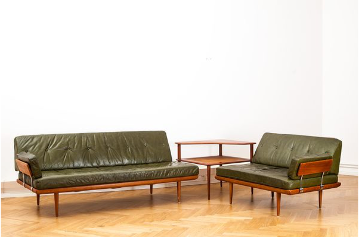 Minerva set by Peter Hvidt & Orla Mølgaard-Nielsen for France & Søn, 1950