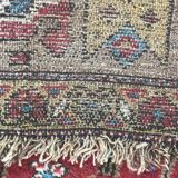 Tapis ancien persan kurde couloir fait main 120x388 cm