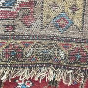 Old persian rug kurdish hallway  120 x 388 cm