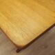 Solid oak dining table by Henning Kjærnulf, Denmark, 1960s