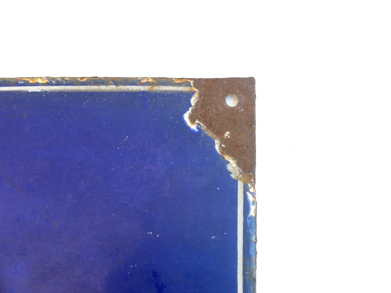 Convex enamelled plate "rue sadi carnot", 30 years