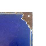 Convex enamelled plate "rue sadi carnot", 30 years