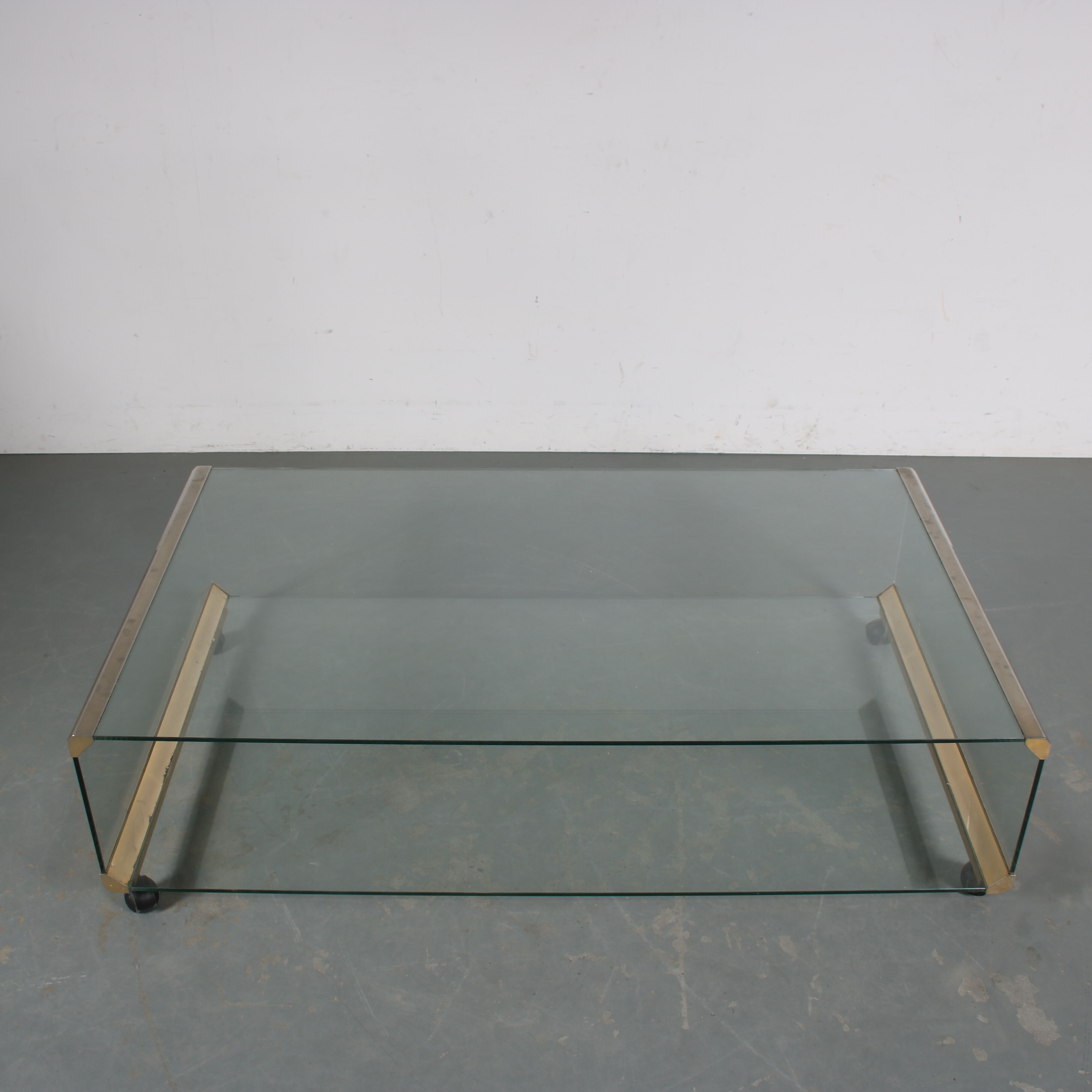 1970s Double coffee table by Gallotti & Radice, Italy