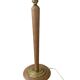 Mazda style beech and brass lamp base