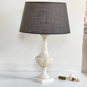 LAMPE Medicis Pierre d'ALBATRE Vintage