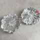 Set of 2 Hadeland Norway crystal candle holders