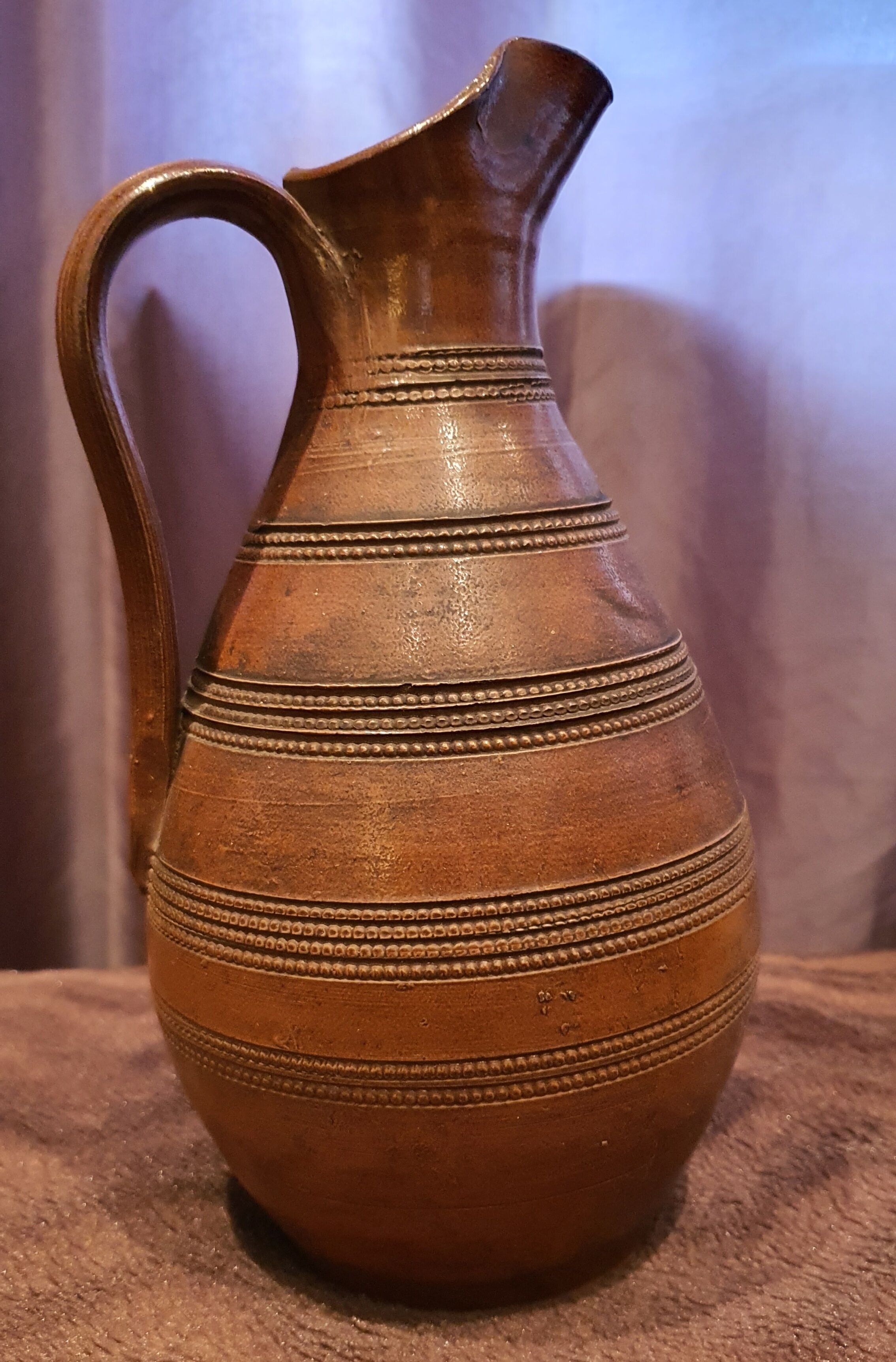 Terracotta jug