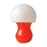 Lampe champignon unique en verre 1970