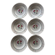 Assiettes creuses en porcelaine  Badonviller