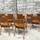 Series of 11 chairs 1950/1960