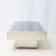Black and chrome bar coffee table, Willy Rizzo, Cidue, 1970s