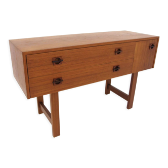 Scandinavian teak and oak chest of drawers, Sweden, 1960