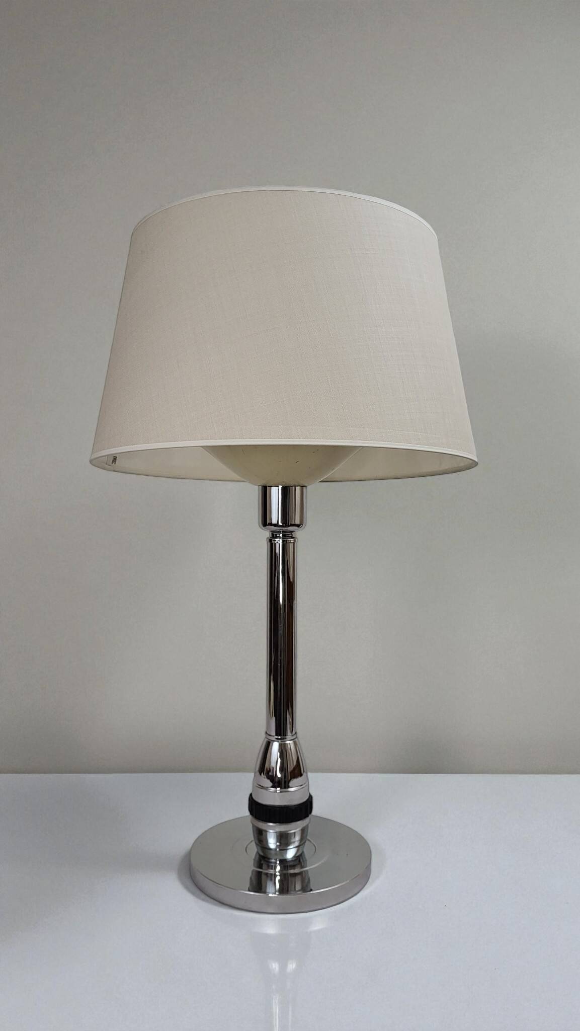 Lampe Jumo chrome années 50