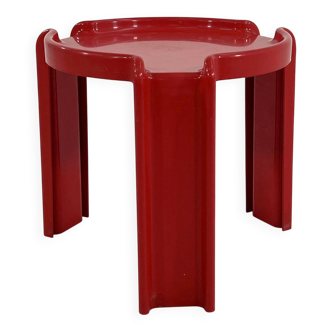 Red side table by Giotto Stoppino for Kartell, 1970