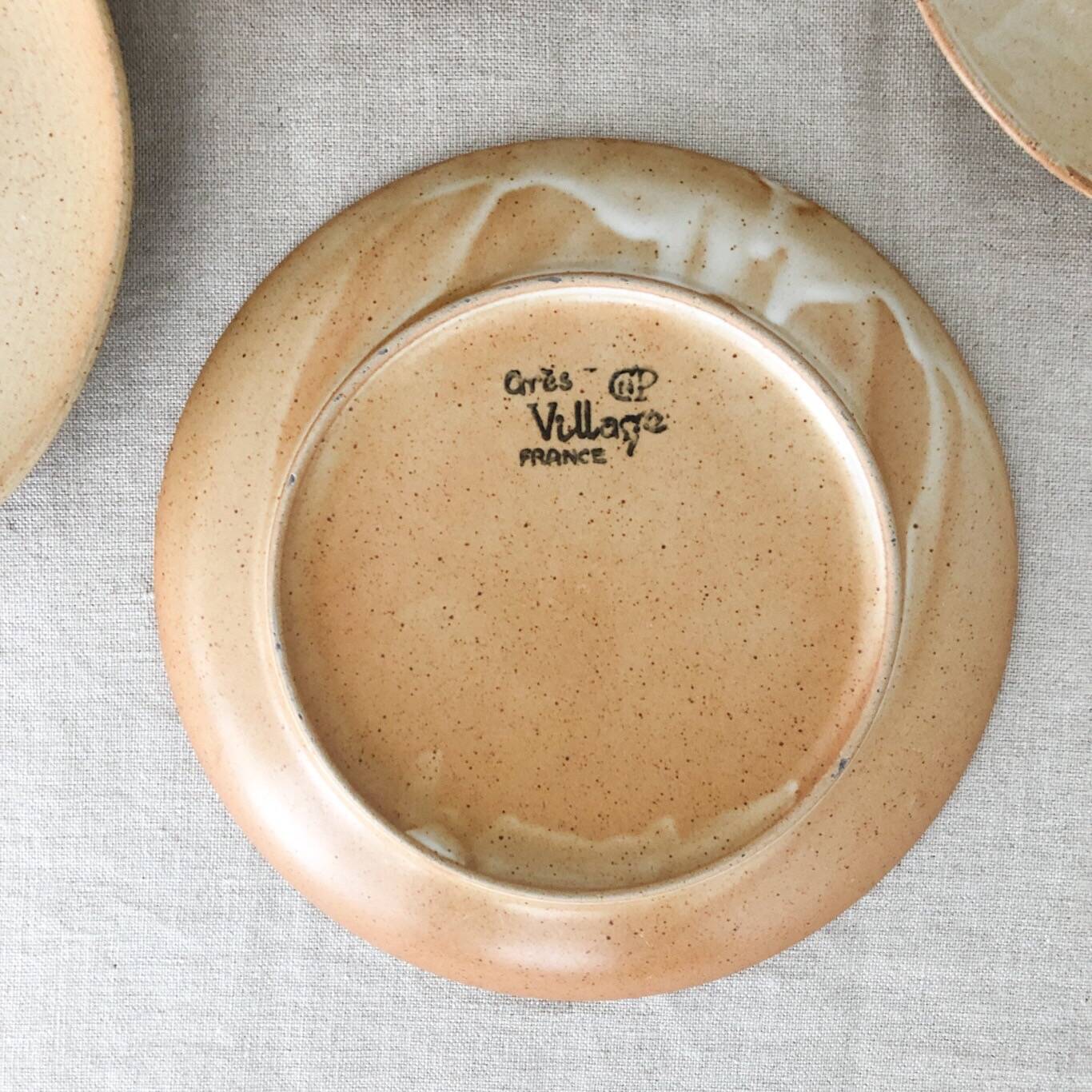 Stoneware dinner plates