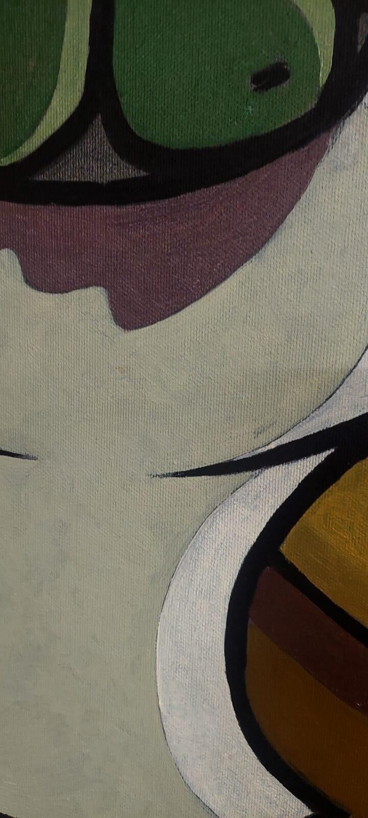 Oil painting still life Franco Prayer (1924) 60x50 cm