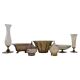 Art Deco Collection of 7 Vases and Sculptures Sweden 1920s