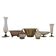 Art Deco Collection of 7 Vases and Sculptures Sweden 1920s