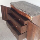 Louis XV writing chest of drawers 2nd part 19th century