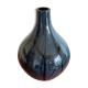 Vase marbled ball beu black